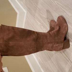 Steve Madden faux suede knee boots